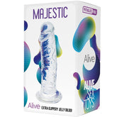 ALIVE - REALISTIC TRANSPARENT MAJESTIC PENIS 14.7 CM